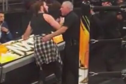 Security Steps In as WWE Star Confronts Commentary Team