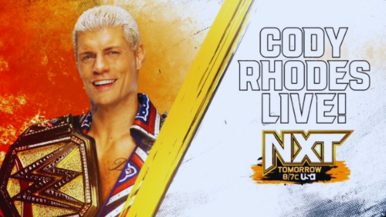 Cody Rhodes to Appear on WWE NXT Episode on June 11