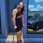 WWE's Javier Bernal Spotted in Walking Boot After Injury