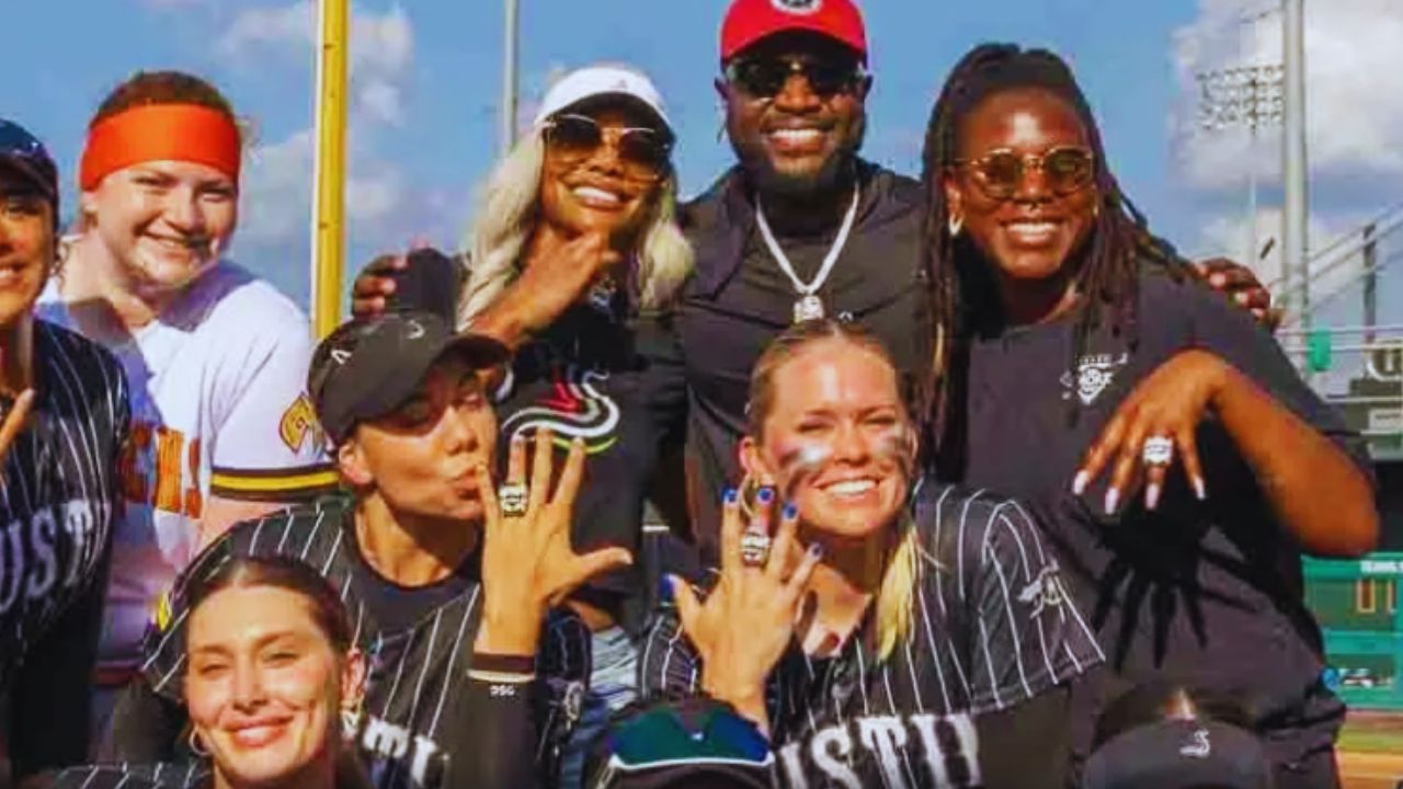 Jade Cargill Celebrates Softball Team's Championship Win