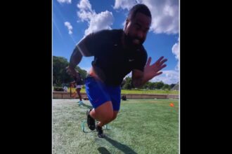 From WWE to NFL: Gable Steveson's Explosive Training with Buffalo Bills