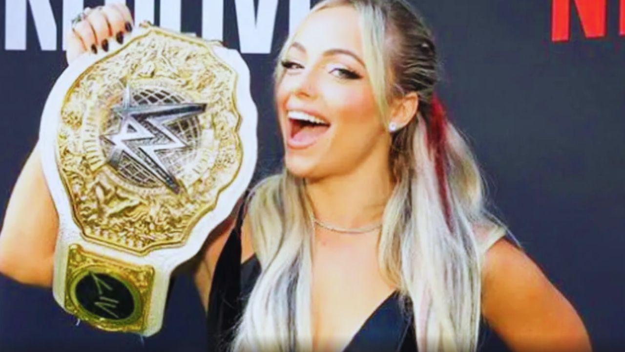 Liv Morgan Shows Off WWE Women’s World Title at Netflix's 'Receiver' Premiere