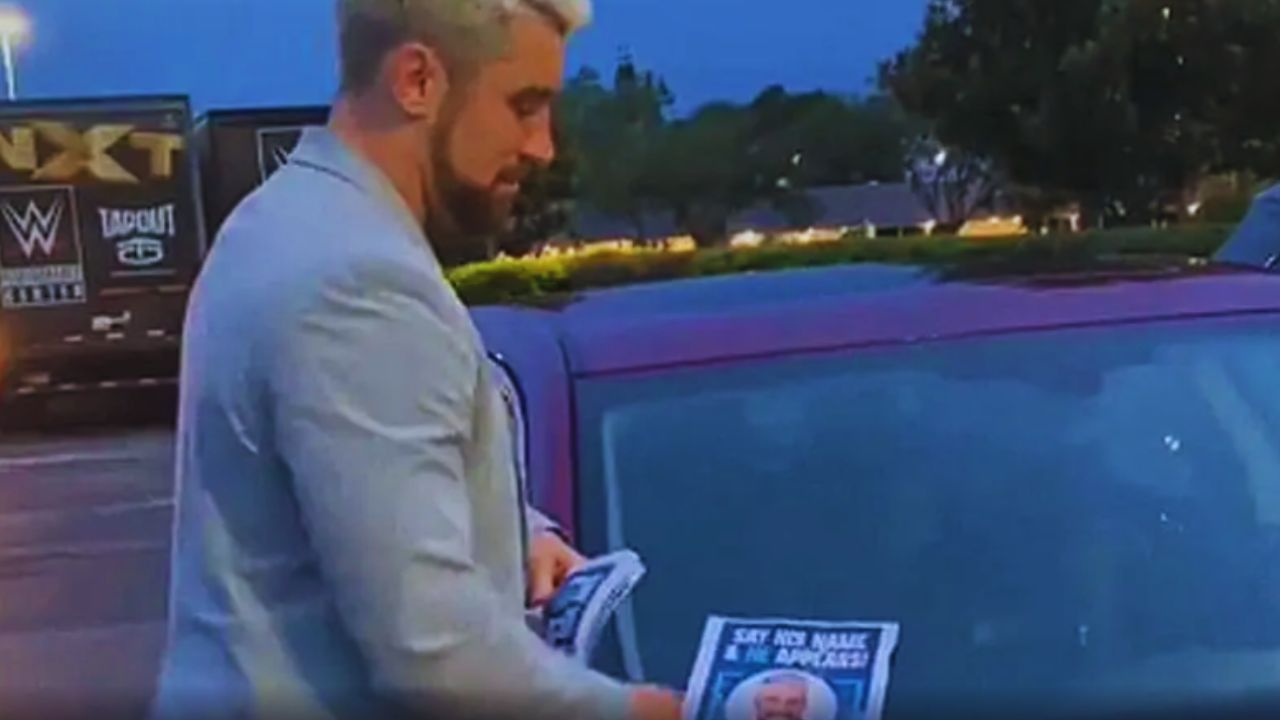 Joe Hendry's Bold Stunt Outside WWE Performance Center: Promoting His Concert with a Twist