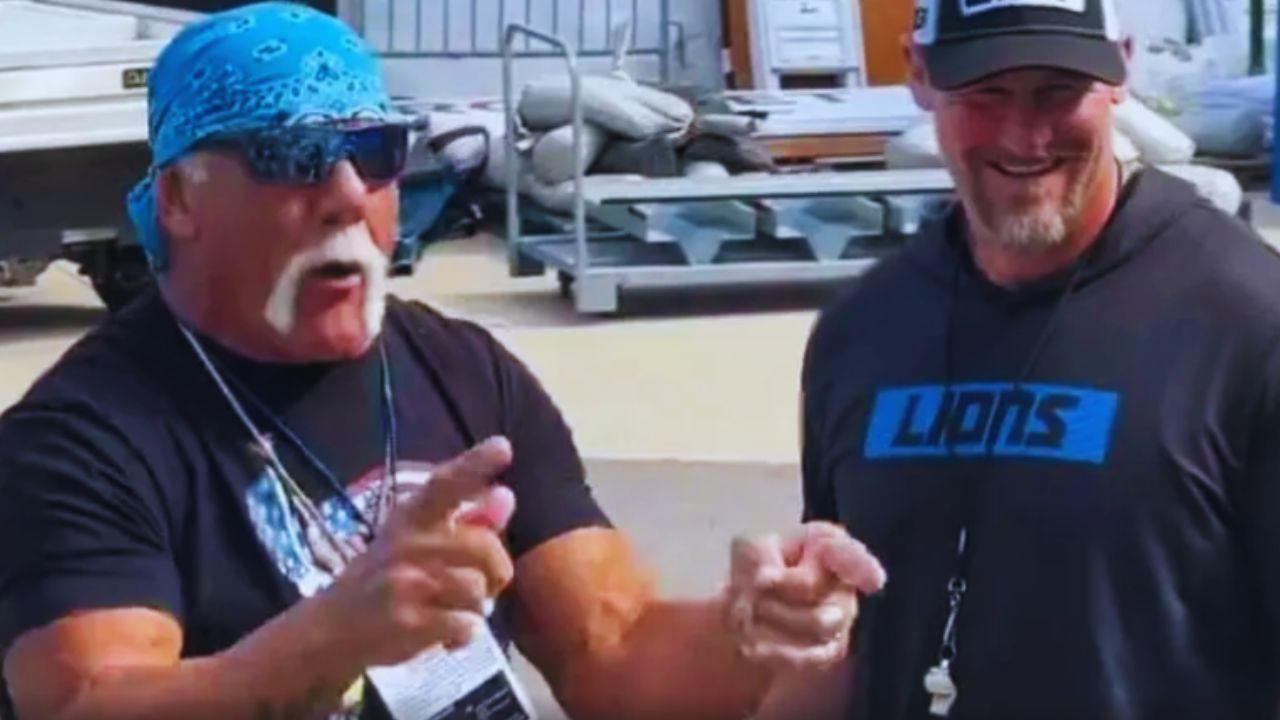 Hulk Hogan Shocks Detroit Lions with Unexpected Promo During Training Camp